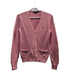 Ralph Lauren  Pink Cardigan Size M